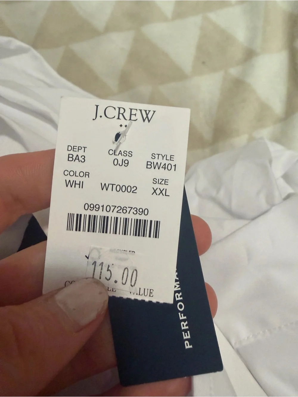 J crew Slim performance dress shirt